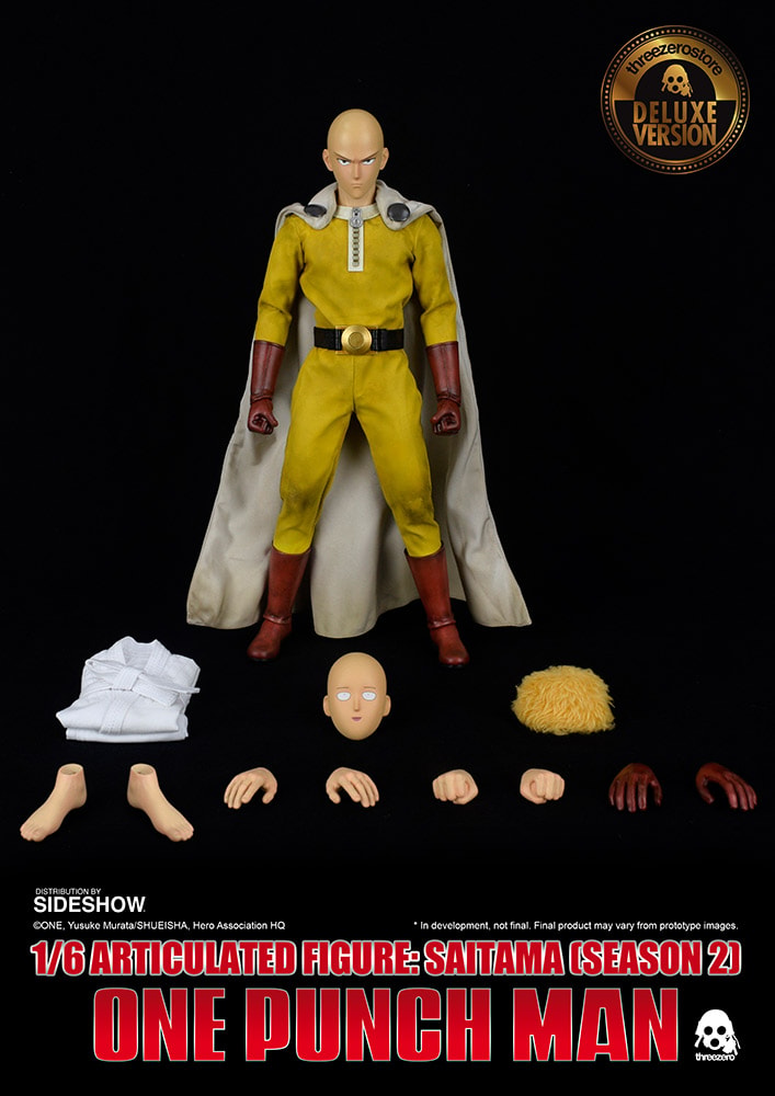 One-Punch Man Saitama (Deluxe Version) Sixth Scale Figure  (Prototype Shown) View 19