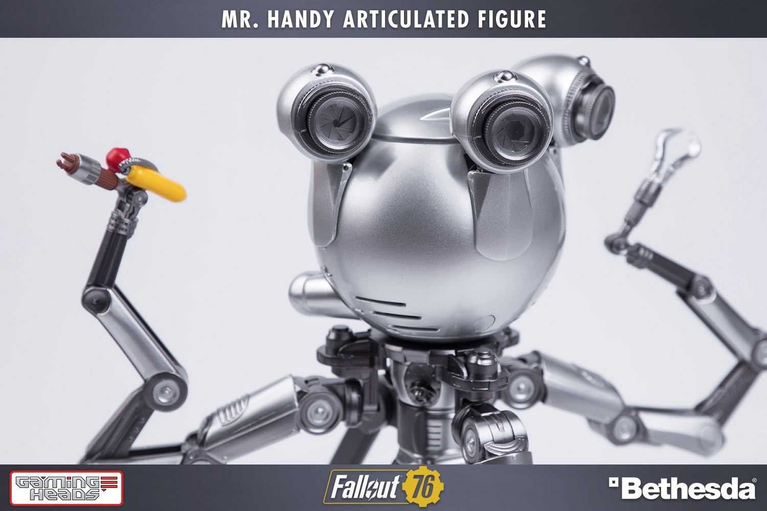 Fallout Mister Handy Deluxe Collectible Figure  (Prototype Shown) View 3