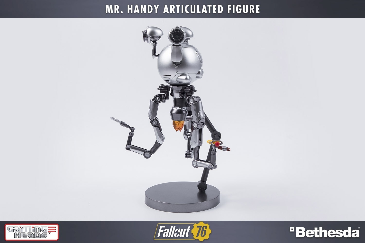 Fallout Mister Handy Deluxe Collectible Figure  (Prototype Shown) View 11