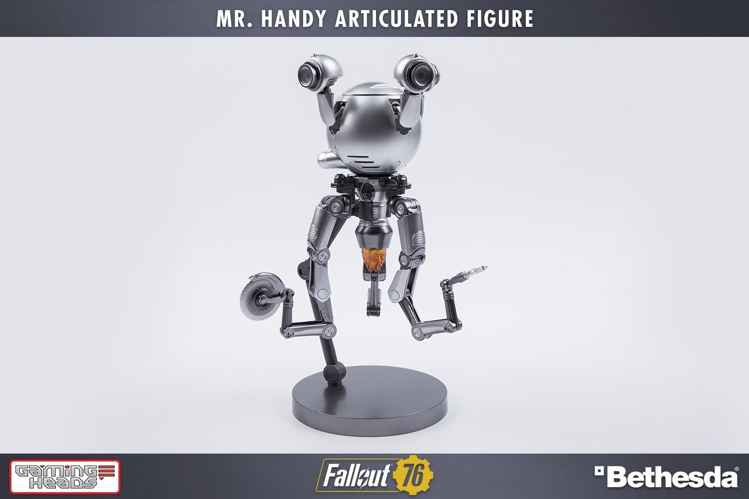 Fallout Mister Handy Deluxe Collectible Figure  (Prototype Shown) View 13