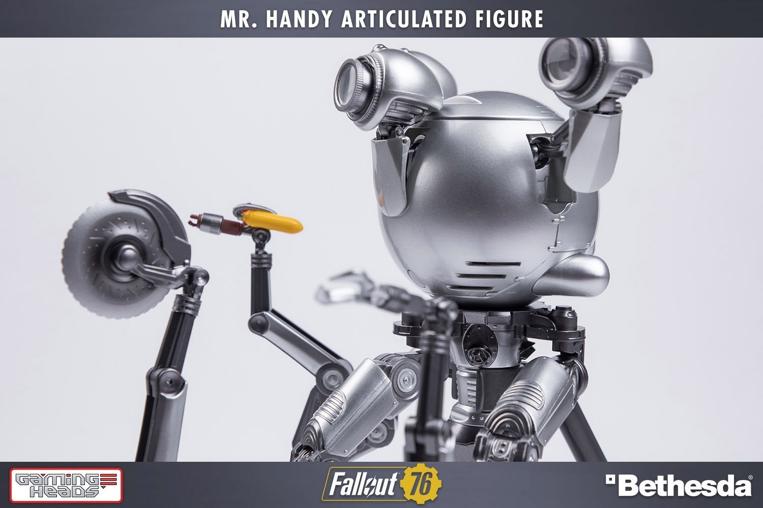 Fallout Mister Handy Deluxe Collectible Figure  (Prototype Shown) View 15