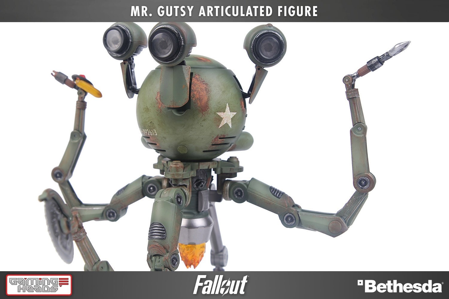 Fallout Mister Gutsy Deluxe Collectible Figure  (Prototype Shown) View 12