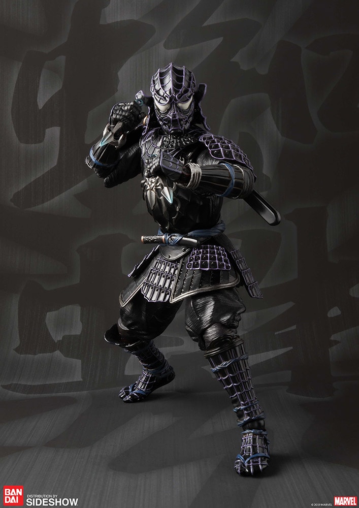 Onmitsu Black Spider-Man Meisho Manga Figure | Sideshow Collectibles