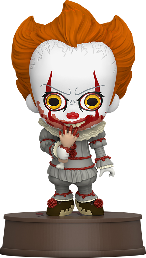 Pennywise with Broken Arm Cosbaby by Hot Toys | Sideshow