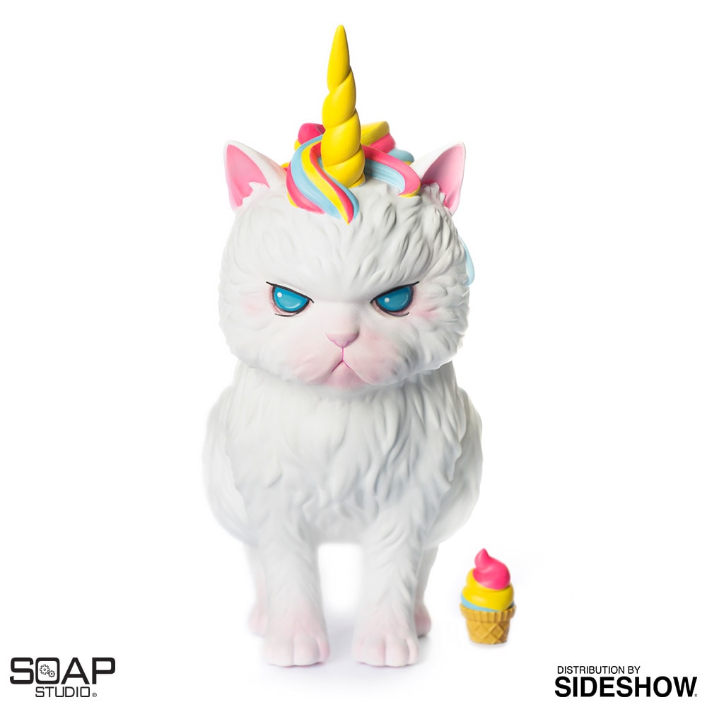 Strange Cat Unicat Rainbow Ice-Cream Vinyl Collectible by Soap