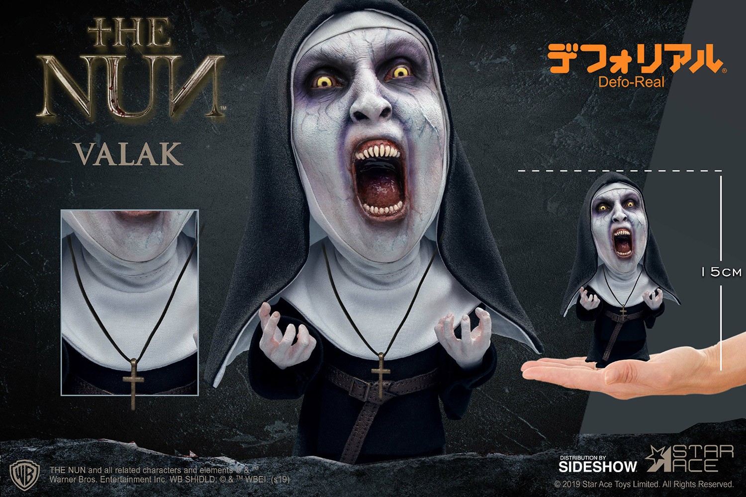 The Nun Valak (Open Mouth) Deluxe Statues  (Prototype Shown) View 3
