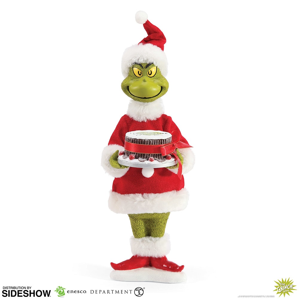Dr. Seuss Grinch Fruitcake Figurine  (Prototype Shown) View 1