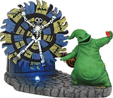 Oogie Boogie Gives a Spin Figurine | Sideshow Collectibles