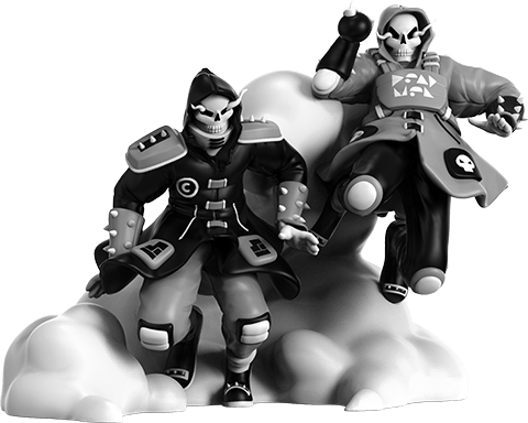 Mighty Jaxx Dead Men Vinyl Collectible by DirtyRobot | Sideshow