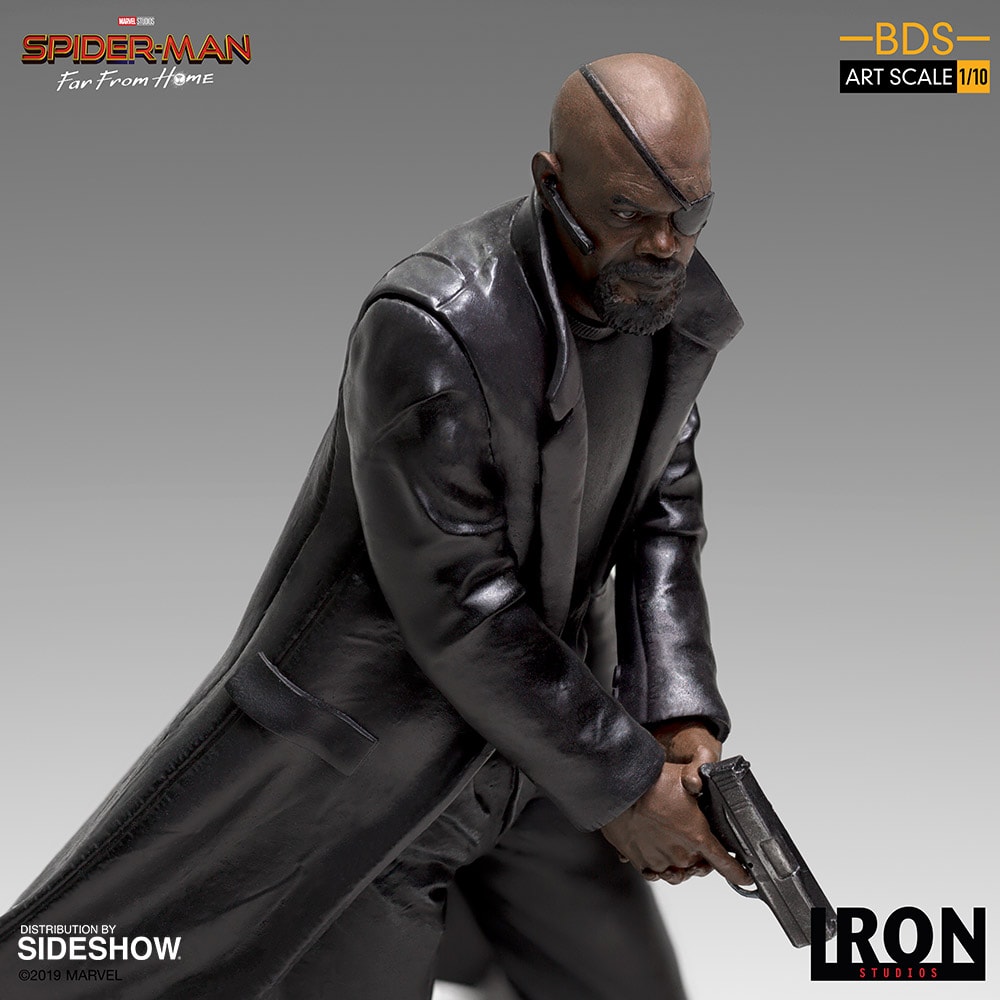 Nick Fury スタチュー ★Marvel Diamond statue NICK FURY~AGENT OF S.H.I.E.L.D.~COMIQUETTE~STATUE~EXCLUSIVE