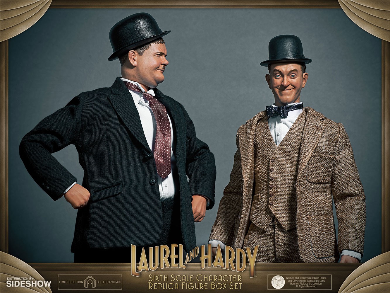 Stan Laurel and Oliver Hardy (Classic Suits) (Prototype Shown) View 13