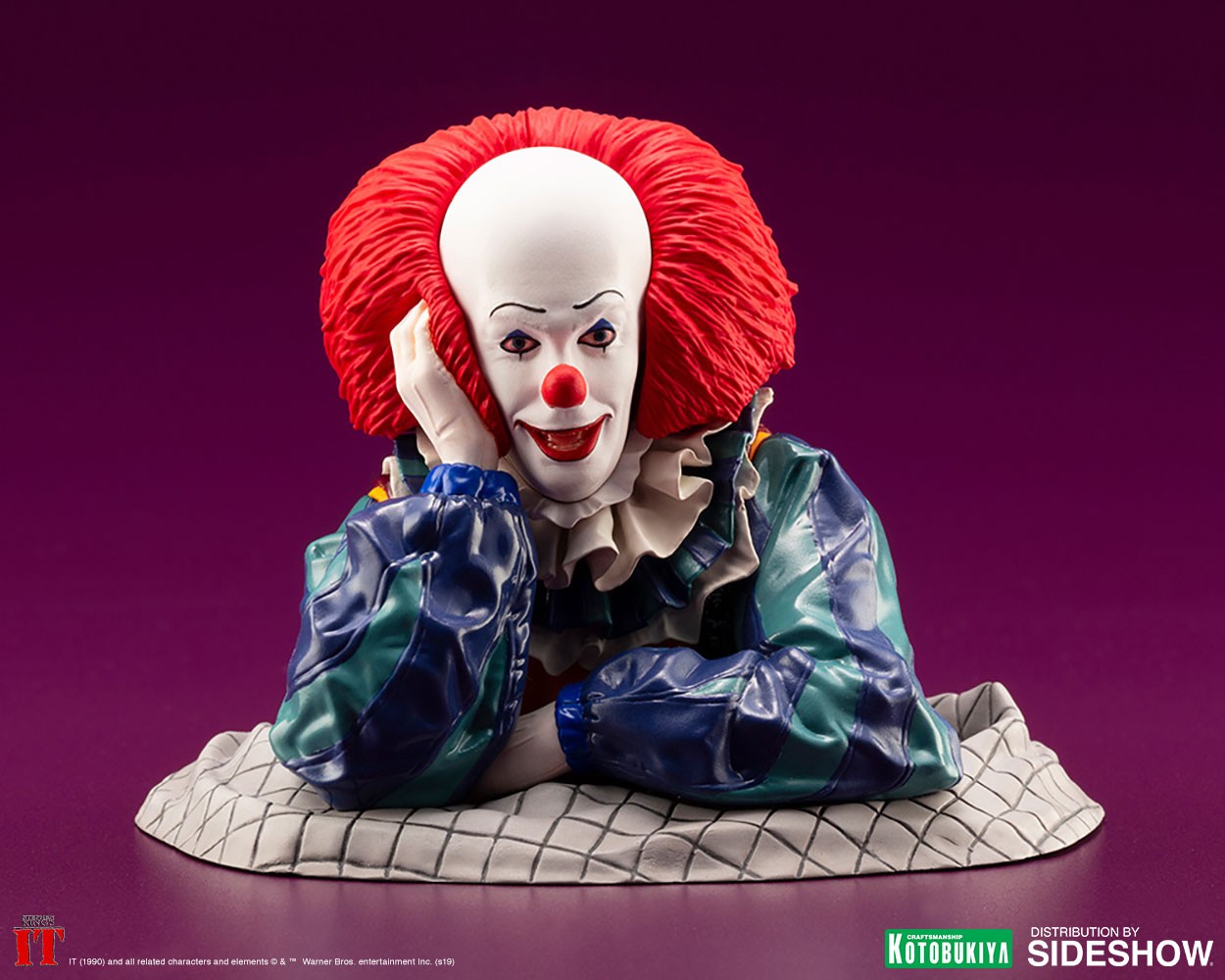 絵画 Fake it Pennywise (1990) ARTFX Statue by Kotobukiya | Sideshow