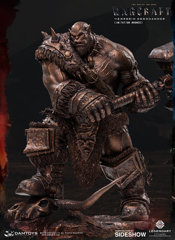 Warcraft Orgrim (Imitation Bronze) Statues  (Prototype Shown) View 2