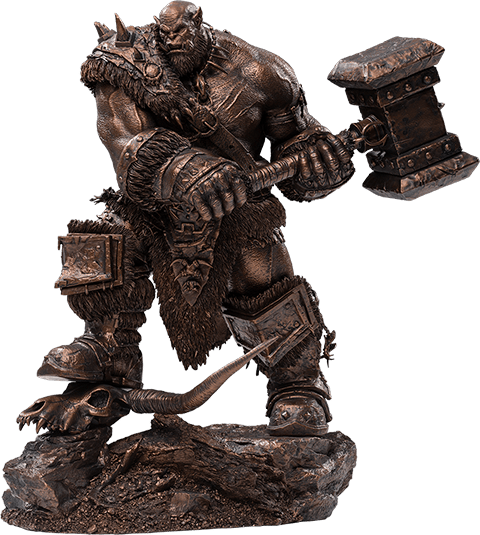 Warcraft Orgrim (Imitation Bronze) Statues  (Prototype Shown) View 10