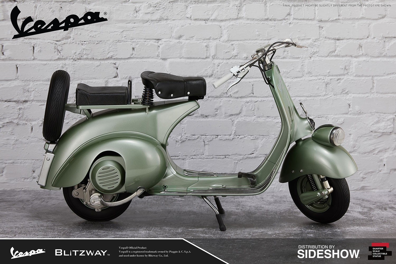 Roman Holiday 1951 Vespa 125 Statues  (Prototype Shown) View 1