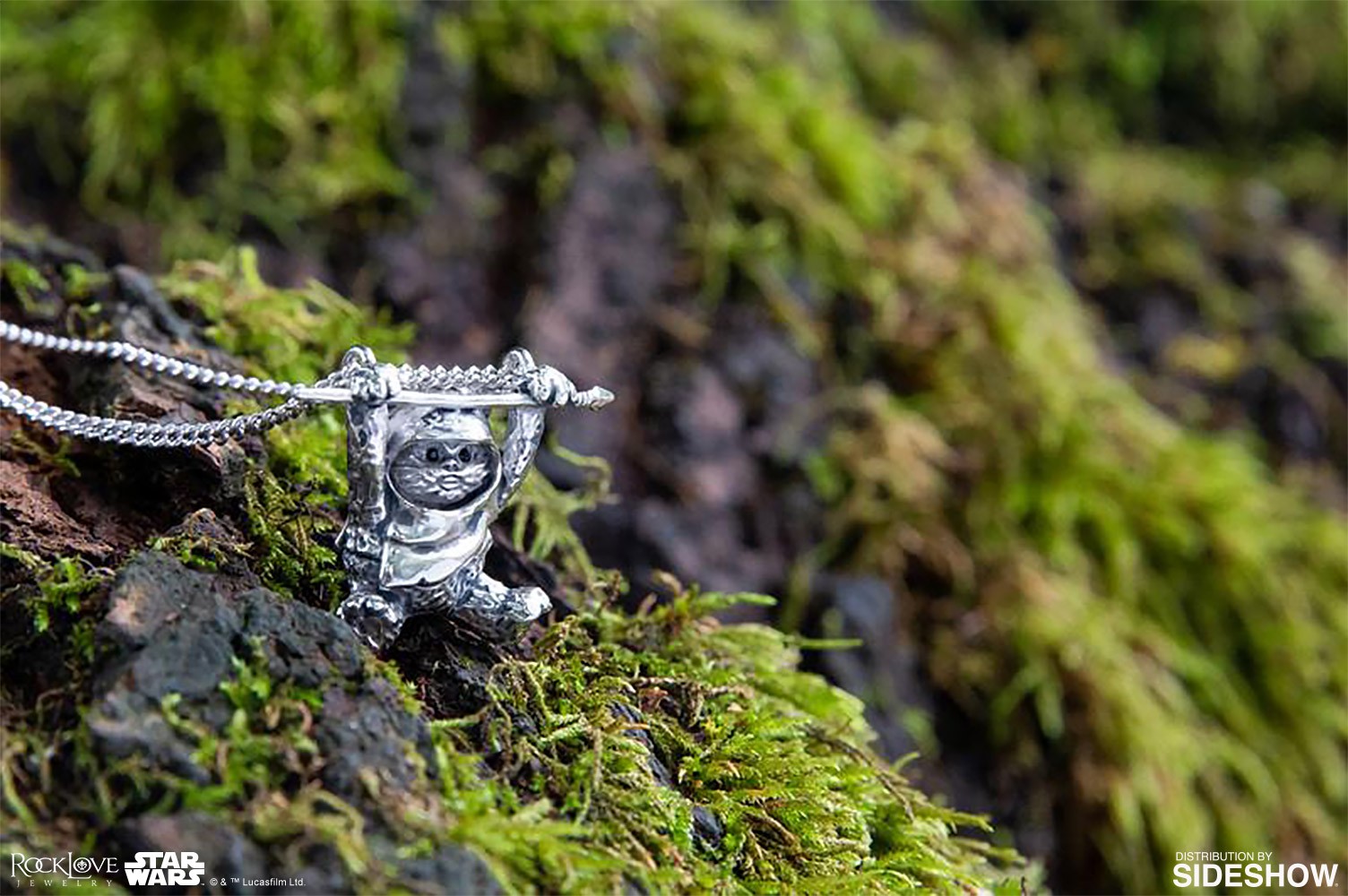 Star Wars Ewok Slider Necklace Jewelry  (Prototype Shown) View 3