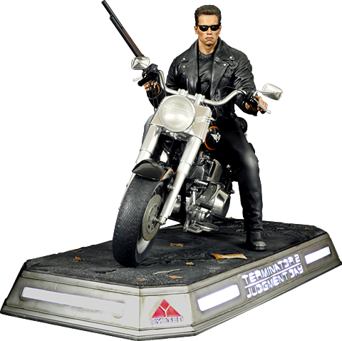 T-800 on Motorcycle Collector Edition (Prototype Shown) View 25