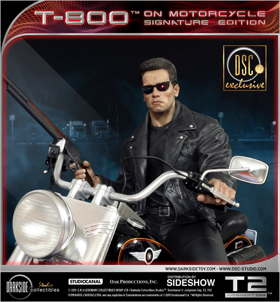 T-800 on Motorcycle Exclusive Edition - Prototype Shown