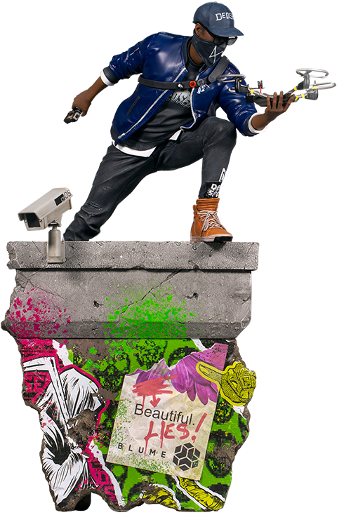 Hacktivist Marcus Statue | Sideshow Collectibles