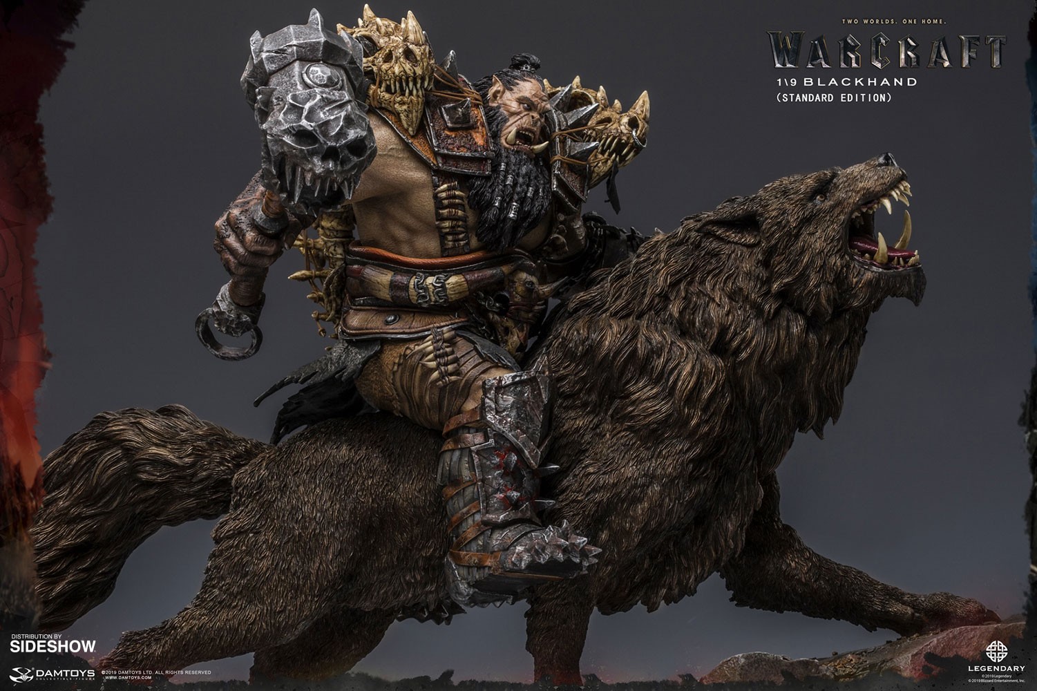 Warcraft Blackhand Riding Wolf (Standard Version) Statues  (Prototype Shown) View 7