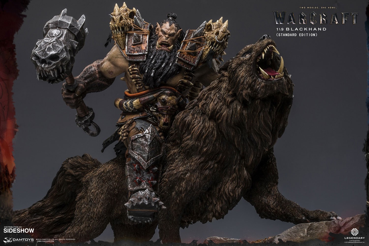 Warcraft Blackhand Riding Wolf (Standard Version) Statues  (Prototype Shown) View 8