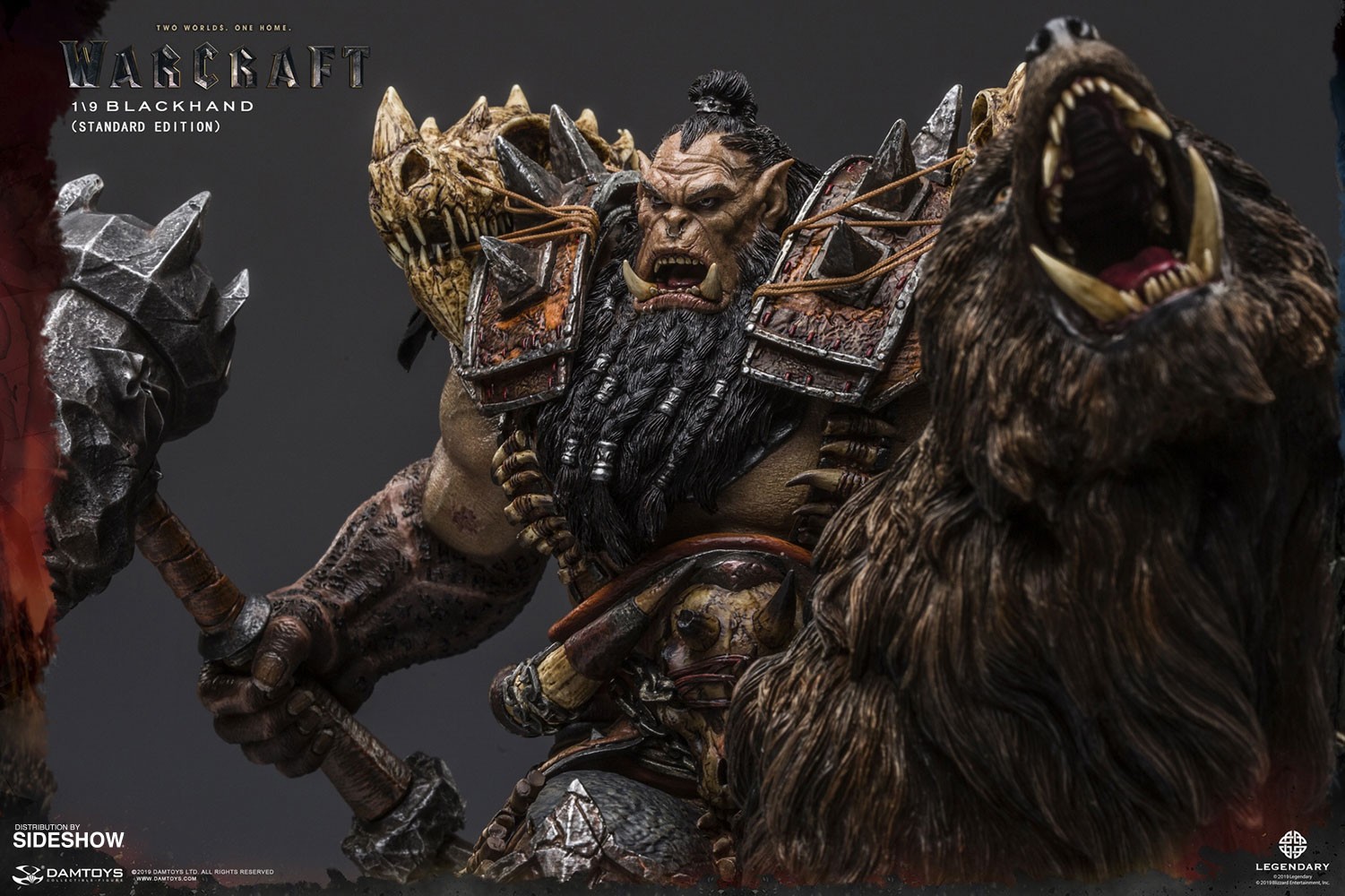 Warcraft Blackhand Riding Wolf (Standard Version) Statues  (Prototype Shown) View 12