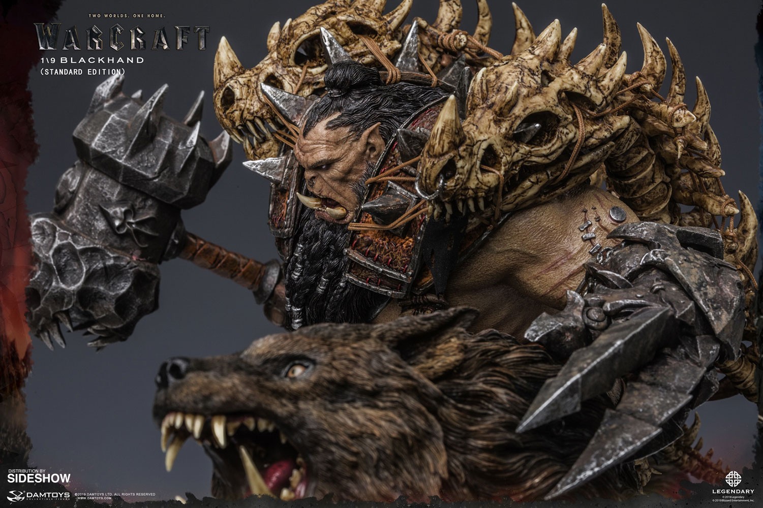 Warcraft Blackhand Riding Wolf (Standard Version) Statues  (Prototype Shown) View 13