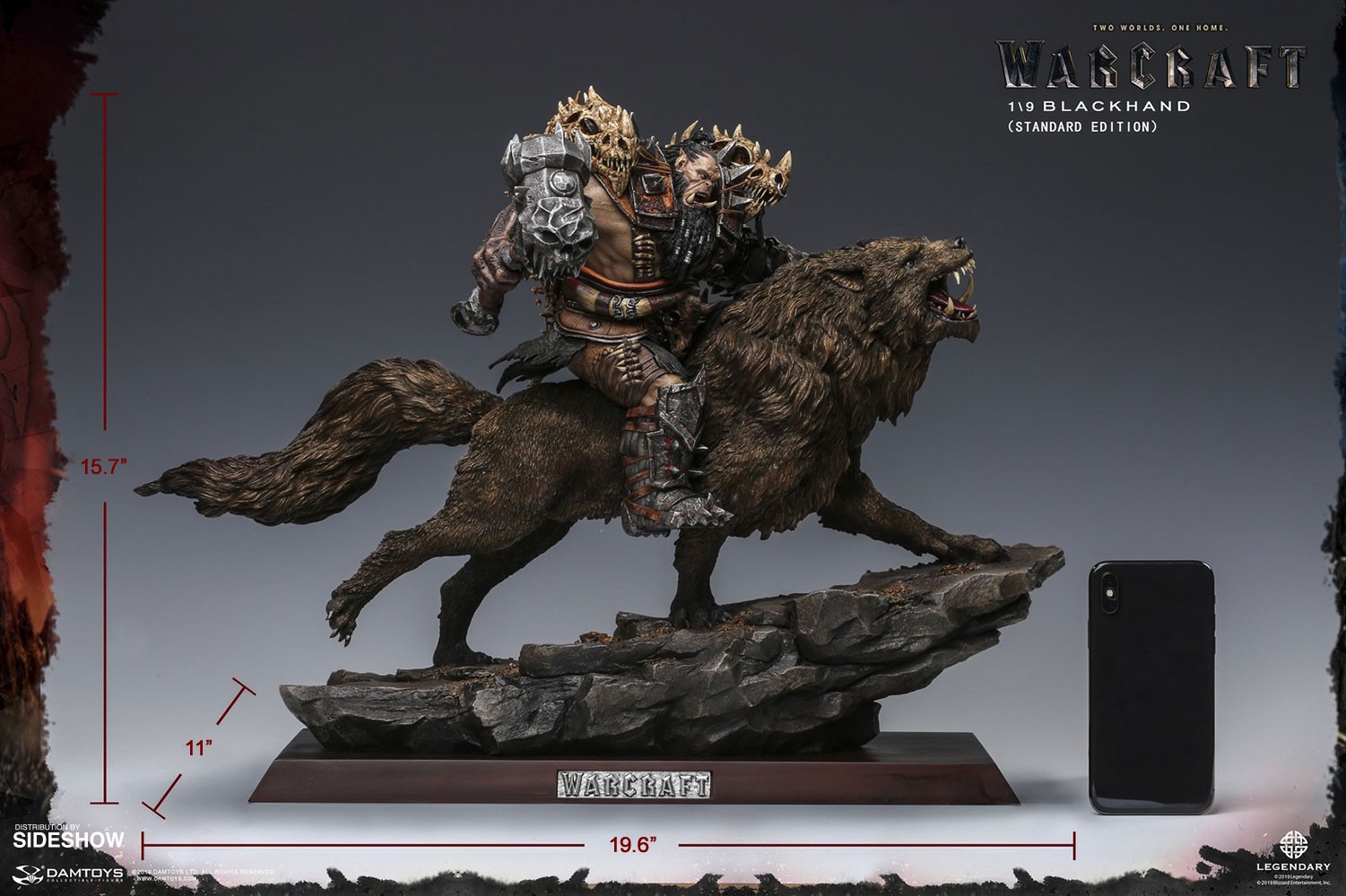 Warcraft Blackhand Riding Wolf (Standard Version) Statues  (Prototype Shown) View 14