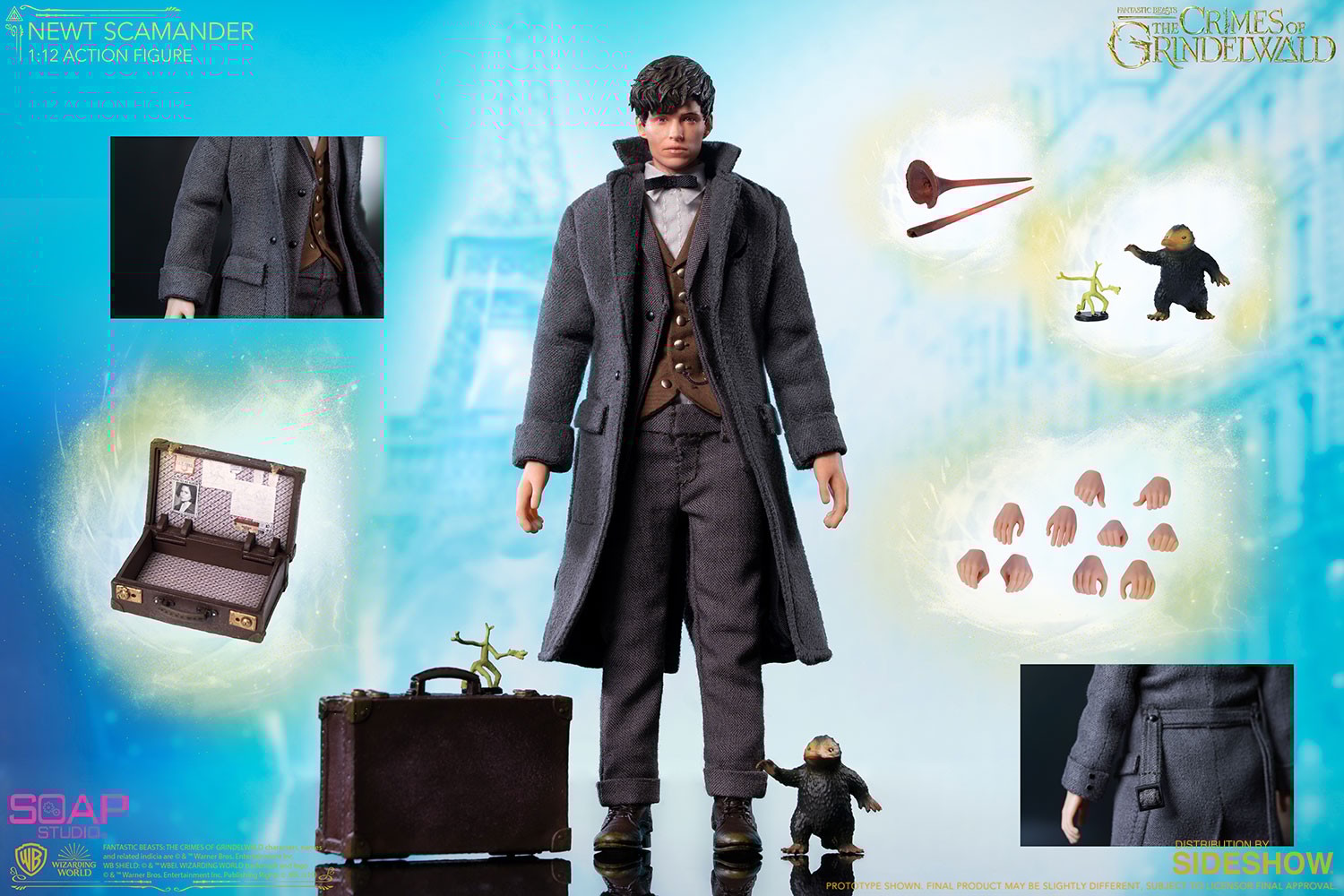 Newt Scamander 1:12 Action Figure by Soap Studio for fans of