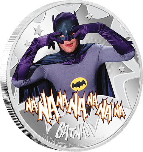 Batman Silver Coin 1oz Silver Coin by New Zealand Mint | Sideshow