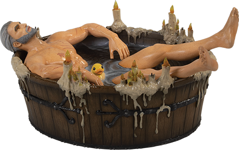 Geralt in the Bath