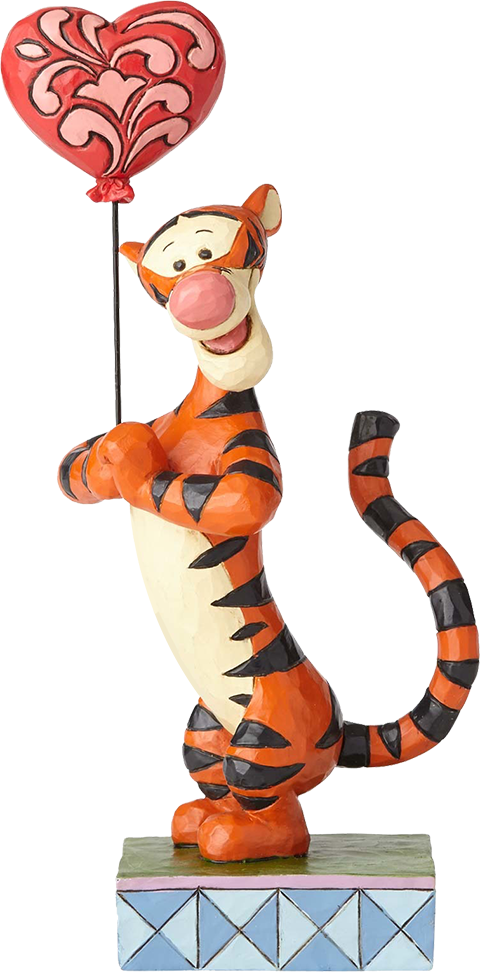 Tigger with Heart Balloon Figurine by Enesco | Sideshow Collectibles