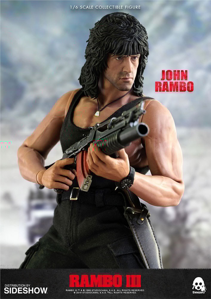 【限定セール！】 John Rambo Sideshow | Threezero by Figure Scale Sixth ミリタリー