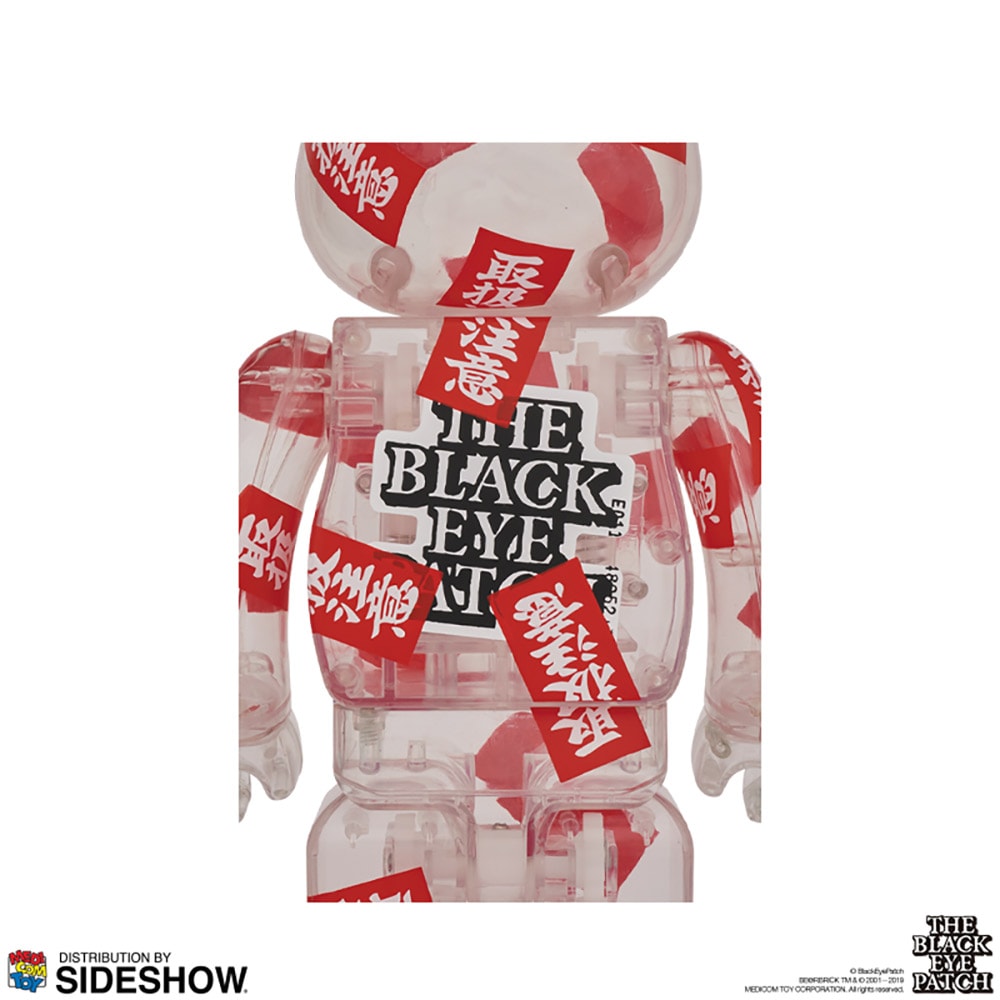 【超特価sale開催】  Be@rbrick BlackEyePatch 400% Figure by Medicom Toy Tシャツ+カットソー(半袖+袖なし)