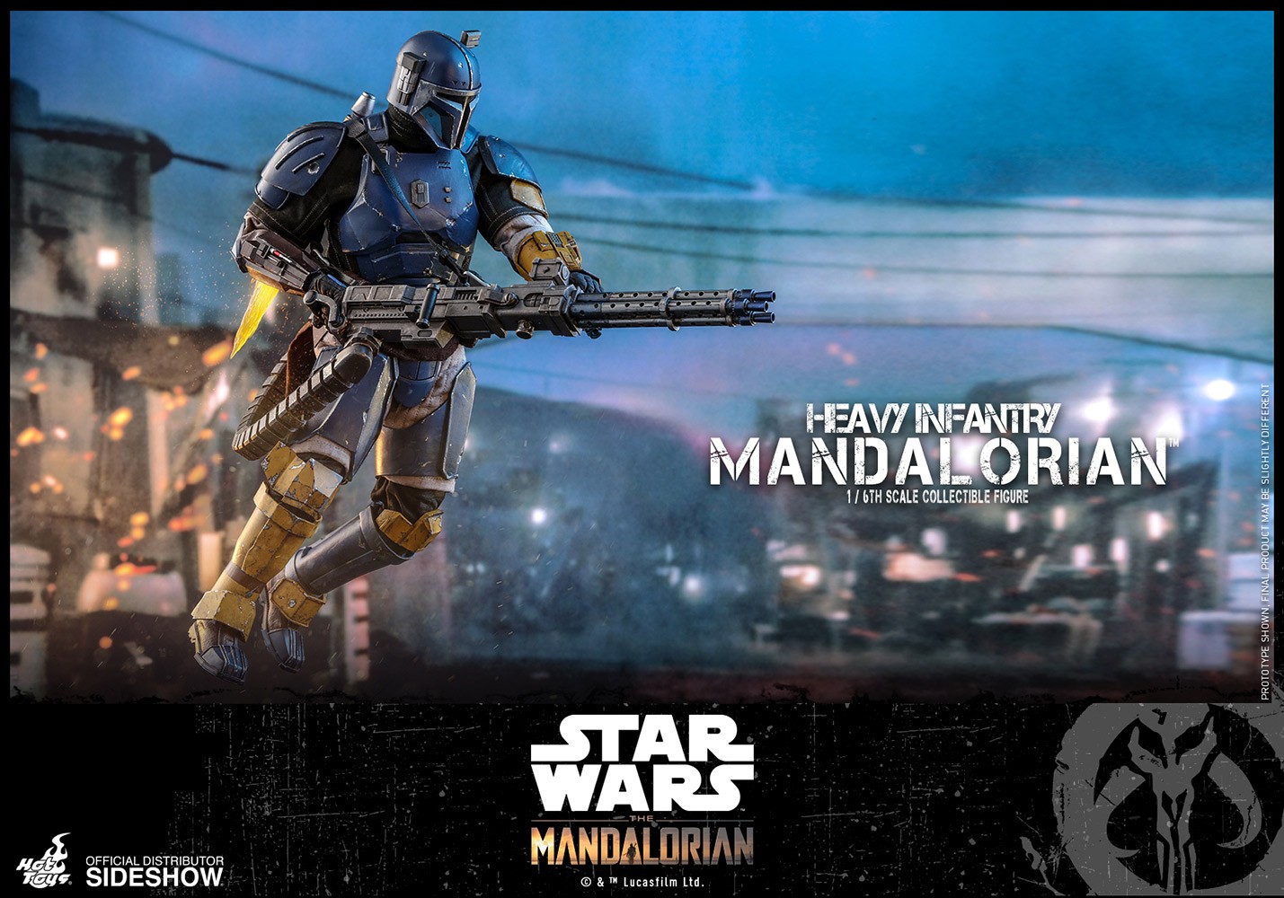Star Wars Heavy Infantry Mandalorian Sixth Scale Figure  (Prototype Shown) View 17