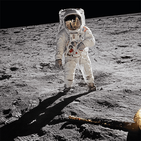 Buzz Aldrin. Apollo 11. 'A Man on the Moon' Art Print  (Prototype Shown) View 7