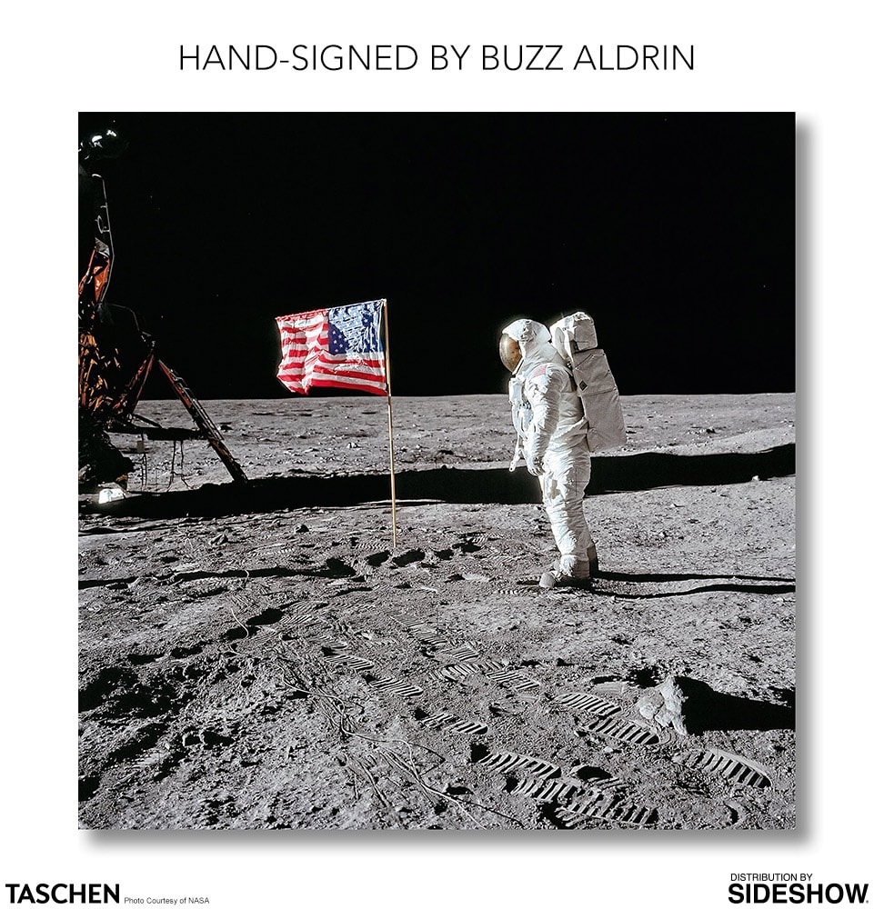 LARGE BUZZ ALDRIN SIGNED 
