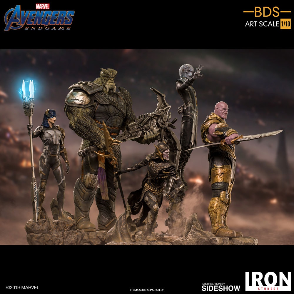 Marvel Cull Obsidian Black Order 1:10 Scale Statue  (Prototype Shown) View 16