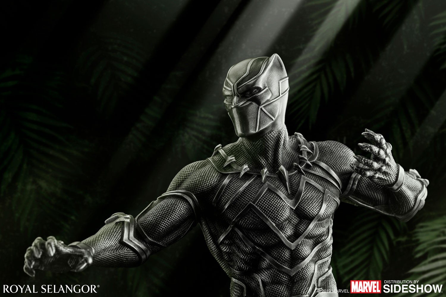 Marvel Black Panther Guardian Figurine Pewter Collectible  (Prototype Shown) View 8