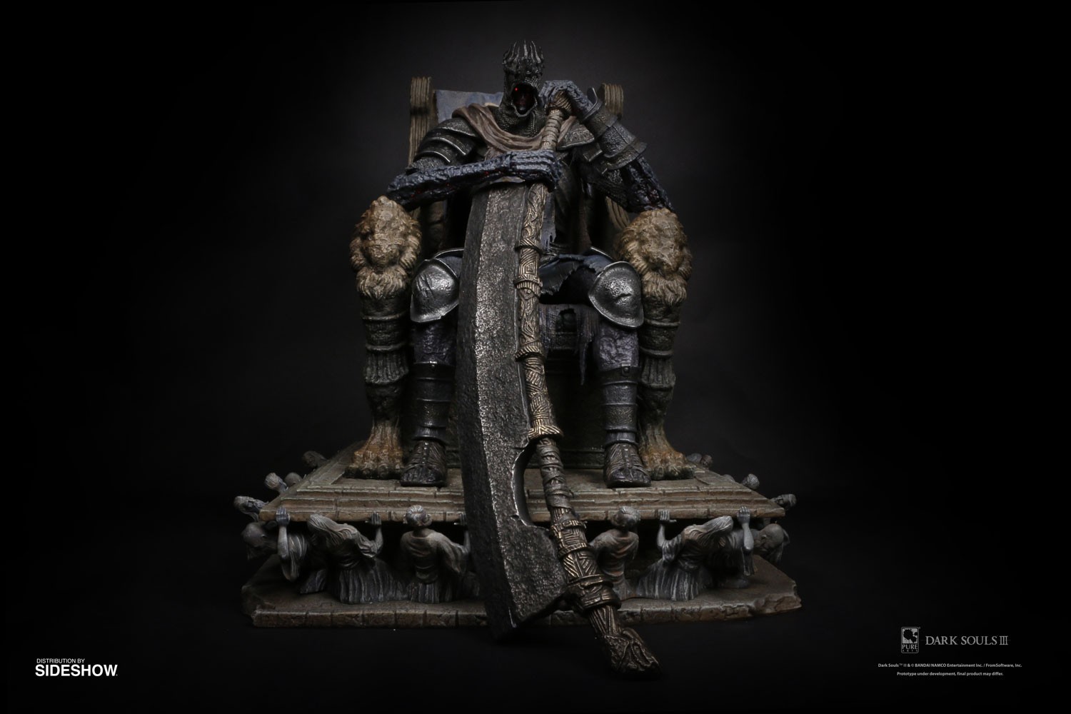Dark Souls Yhorm on Throne Statues  (Prototype Shown) View 1