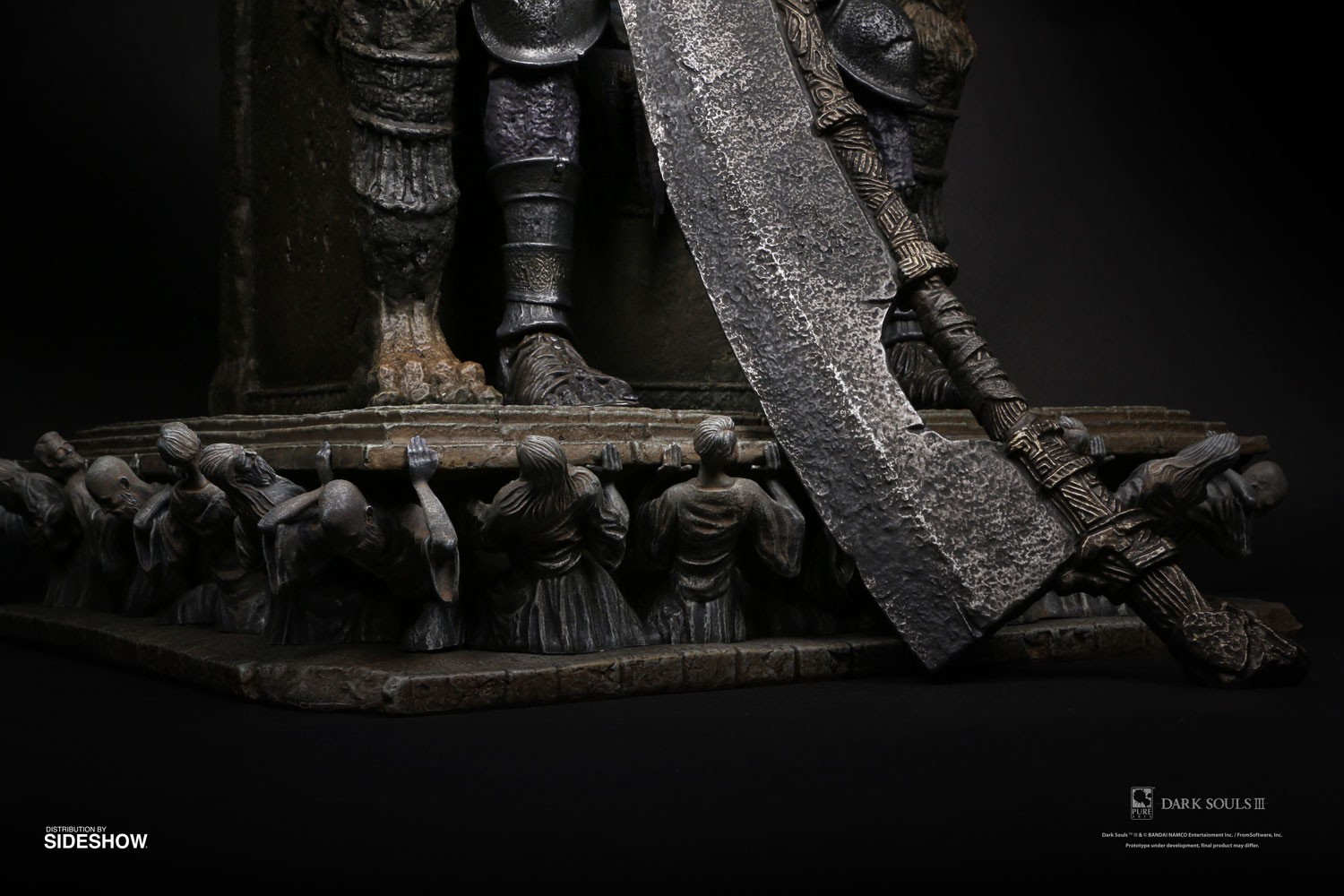 Dark Souls Yhorm on Throne Statues  (Prototype Shown) View 7