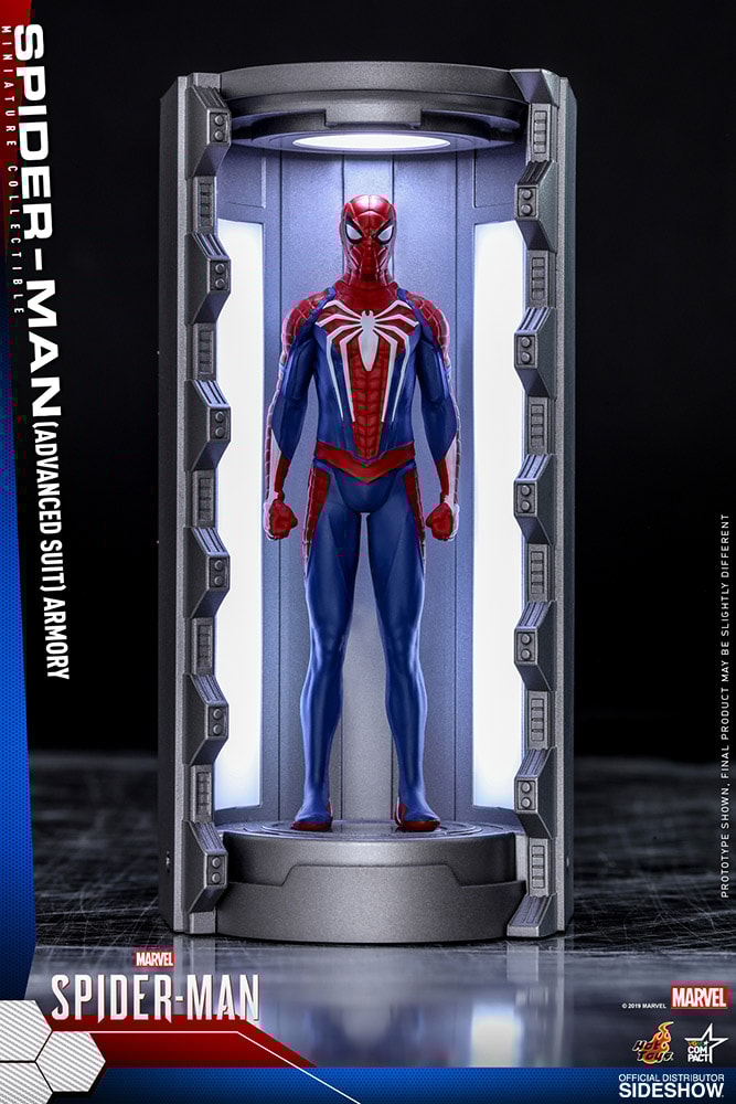 Hot toys spider man hall of armor outlet