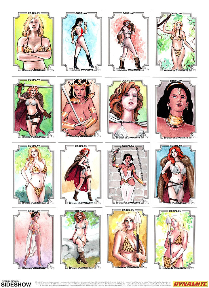 Dynamite Cosplay: Woman of Dynamite Deluxe Ultra-Premium Trading Cards Box Set  (Prototype Shown) View 3