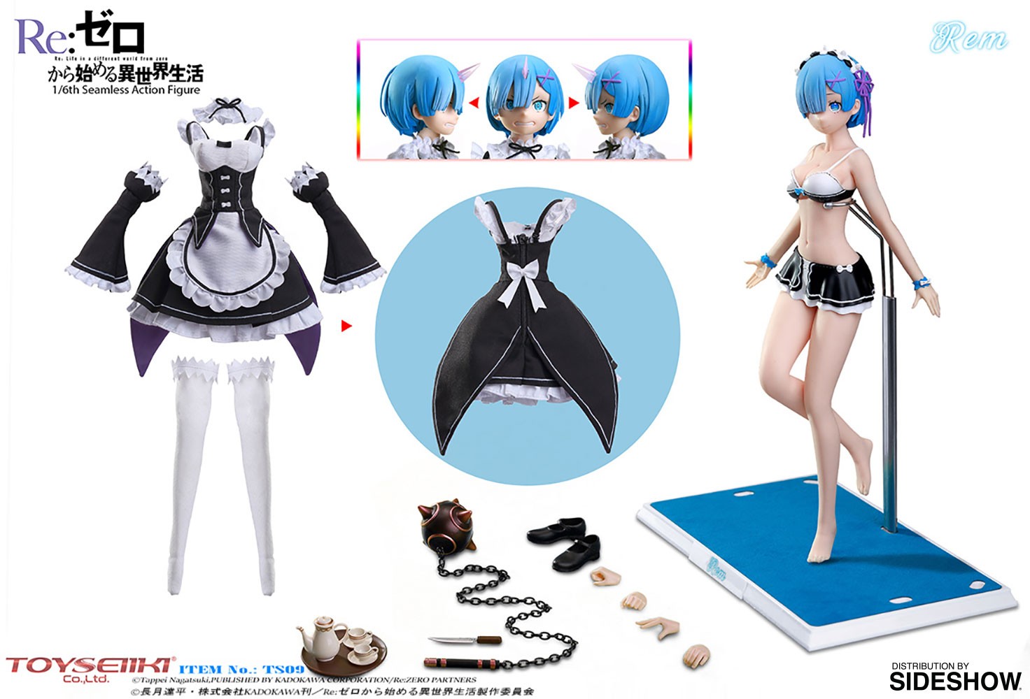 Re:ZERO - Starting Life in Another World Rem Sixth Scale Figure  (Prototype Shown) View 1