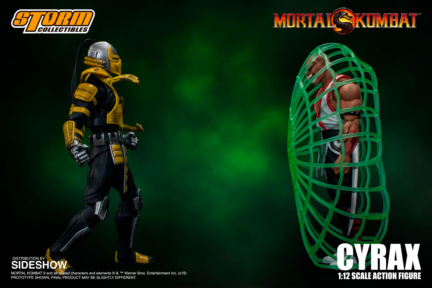 ストームコレクティブルズ　Mortal Kombat Cyrax Perfect Storm Toys Mortal Kombat Cyrax 1/12 In Stock New Action