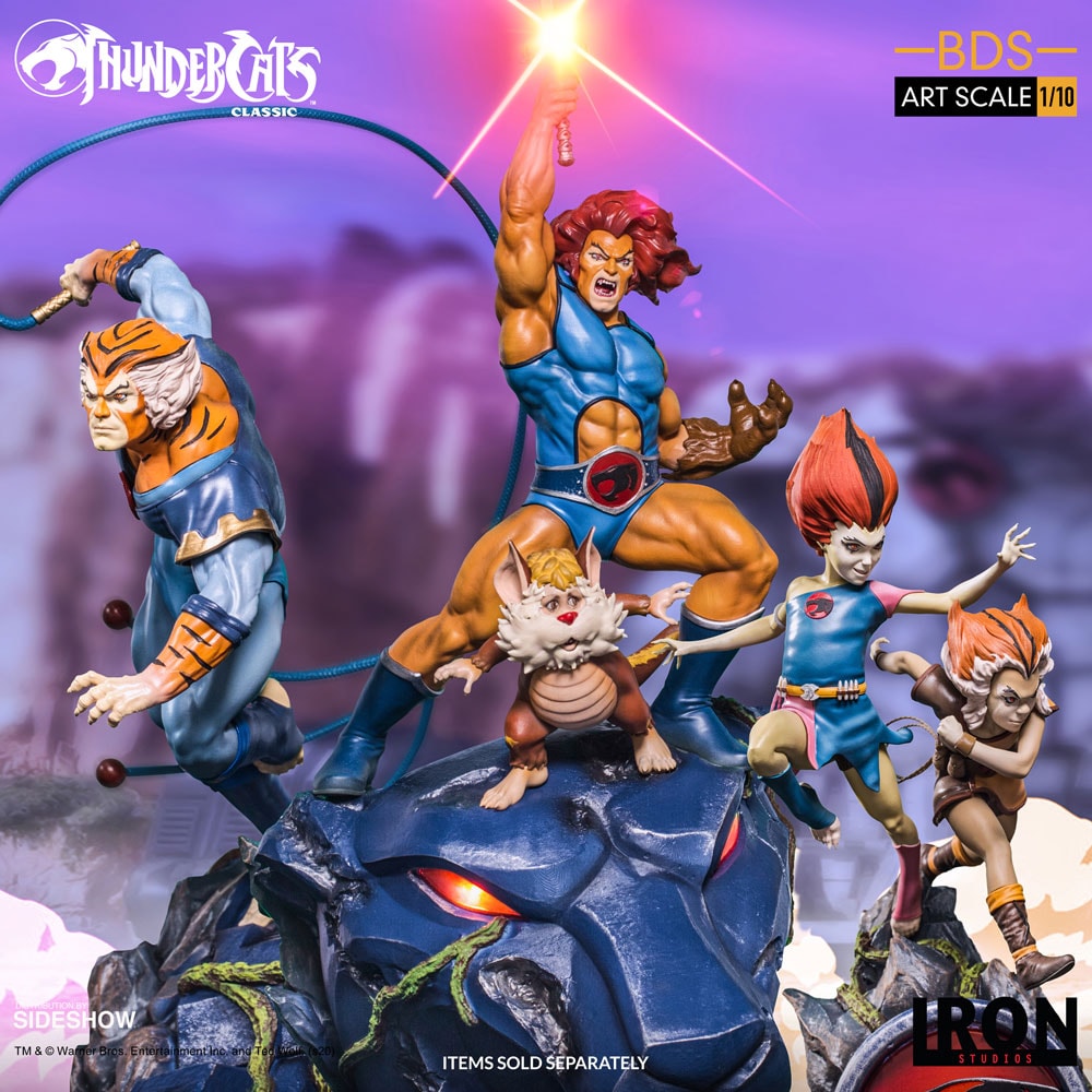 ThunderCats WilyKit and WilyKat Art Scale Statue by Iron