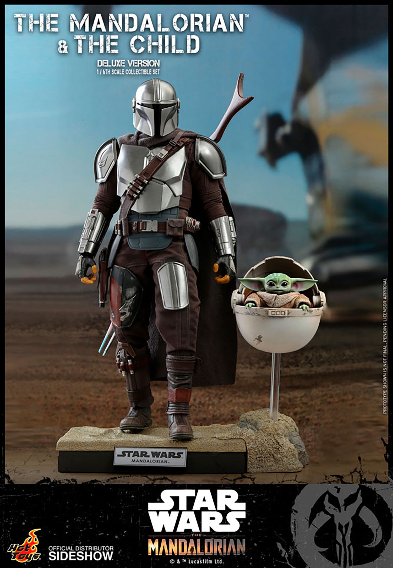 The Mandalorian and The Child (Deluxe)- Prototype Shown