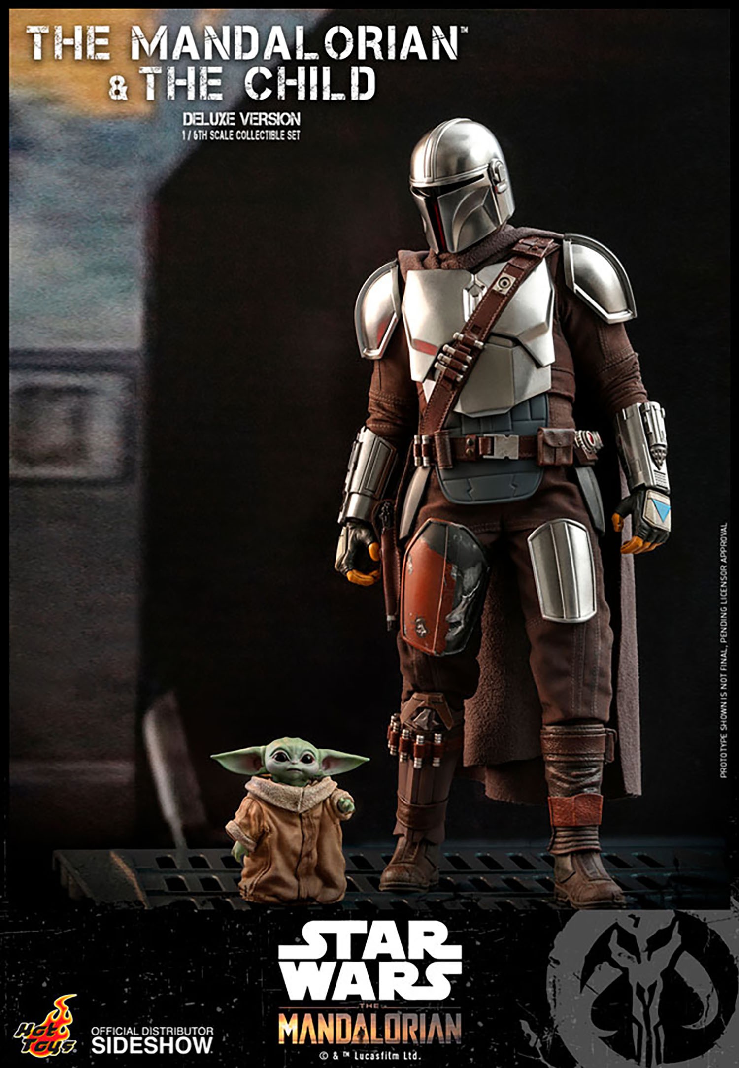 The Mandalorian and The Child (Deluxe) (Prototype Shown) View 6
