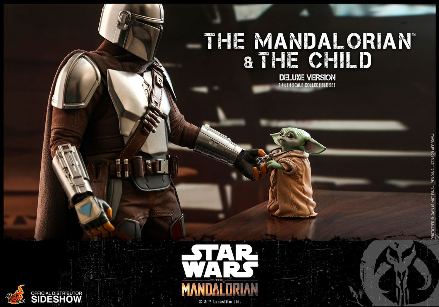 The Mandalorian and The Child (Deluxe) (Prototype Shown) View 14