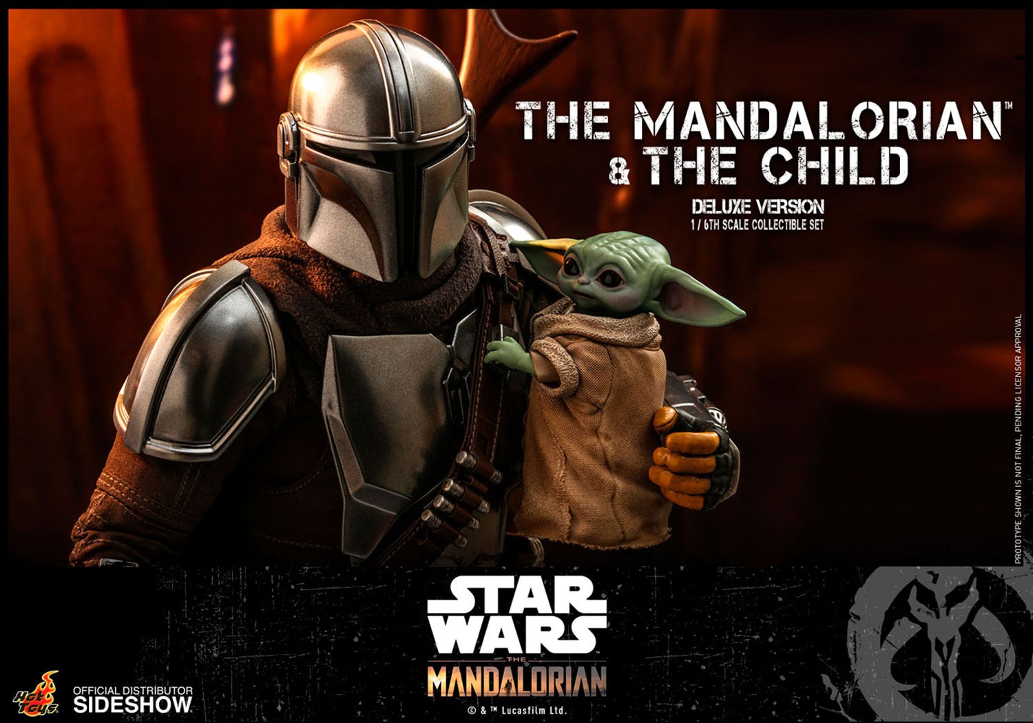 The Mandalorian and The Child (Deluxe) (Prototype Shown) View 15